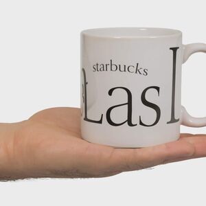 24 oz Starbucks COLLECTABLE Las Vegas Coffee Cup Mug Ceramic Vintage 1994